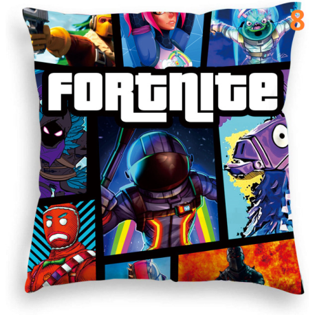 housse de coussin imprimée fortnite