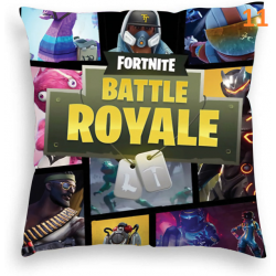 housse de coussin imprim&eacute;e fortnite