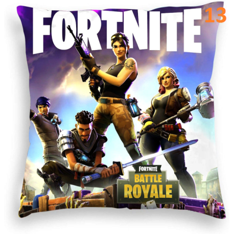 funda de cojín estampada fortnite