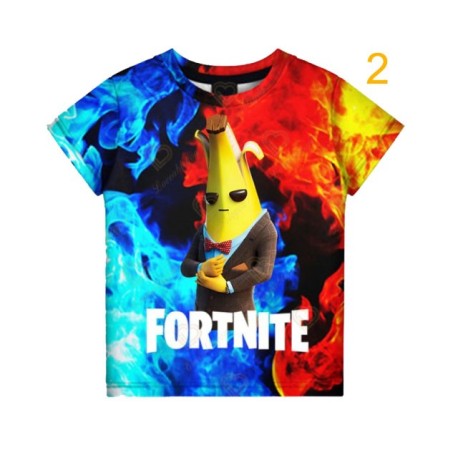 t-shirt manches courtes pour hommes et femmes FORTNITE 
