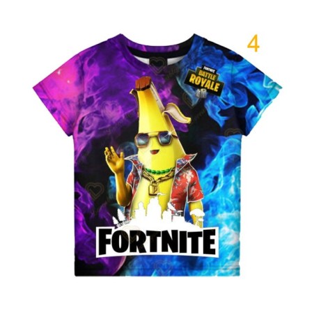 t-shirt manches courtes pour hommes et femmes FORTNITE 