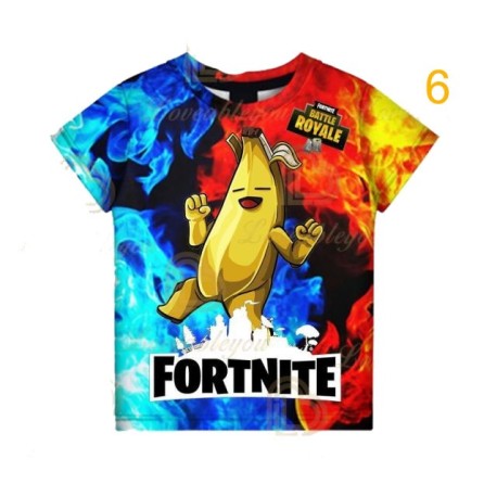 t-shirt manches courtes pour hommes et femmes FORTNITE 