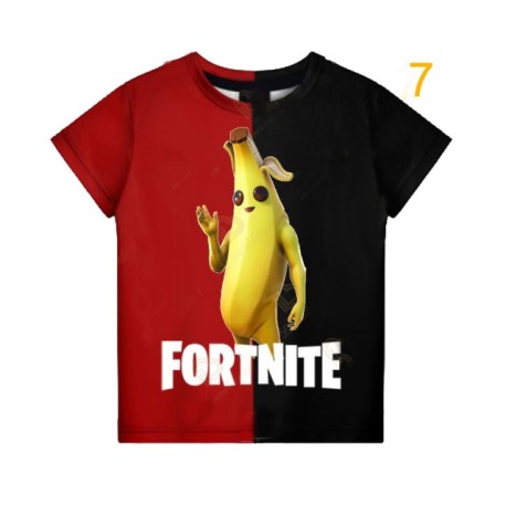 t-shirt manches courtes pour hommes et femmes FORTNITE 