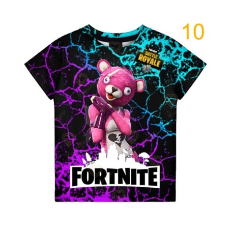 t-shirt manches courtes pour hommes et femmes FORTNITE 