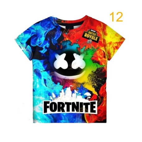 t-shirt manches courtes pour hommes et femmes FORTNITE 