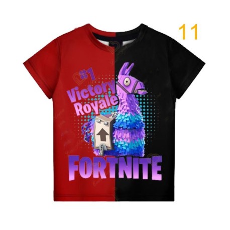 t-shirt manches courtes pour hommes et femmes FORTNITE 