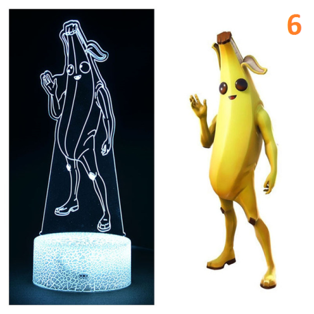 Lampe Led Fortnite multicolore avec télécommande