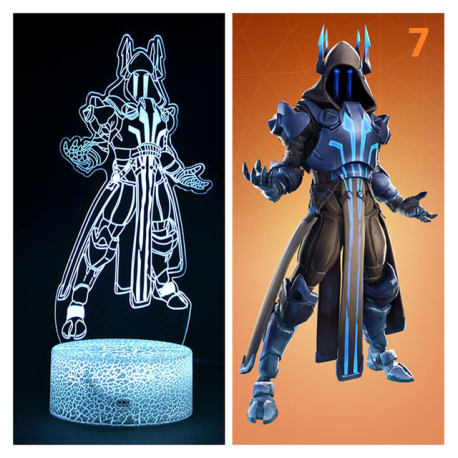 Lampe Led Fortnite multicolore avec télécommande