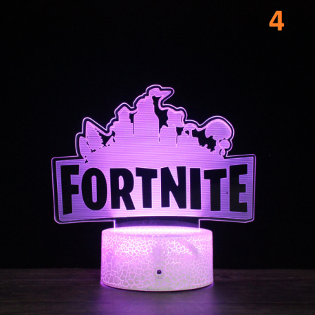 Lampe Led Fortnite multicolore avec télécommande