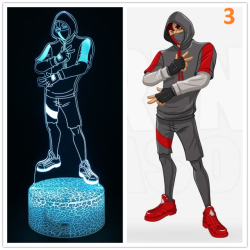 L&aacute;mpara multicolor Led Fortnite con mando a distancia