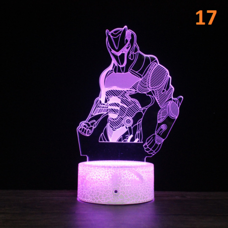 Lampe Led Fortnite multicolore avec télécommande