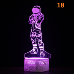 L&aacute;mpara multicolor Led Fortnite con mando a distancia