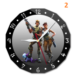 Horloge murale Fortnite 15cm personnage anim&eacute;