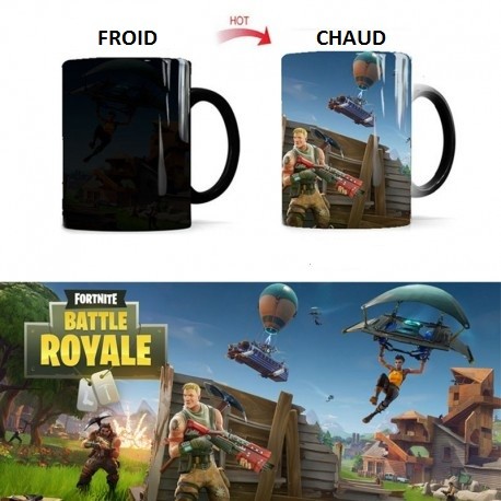 Tasse magique MUG Fortnite réagit à la chaleur