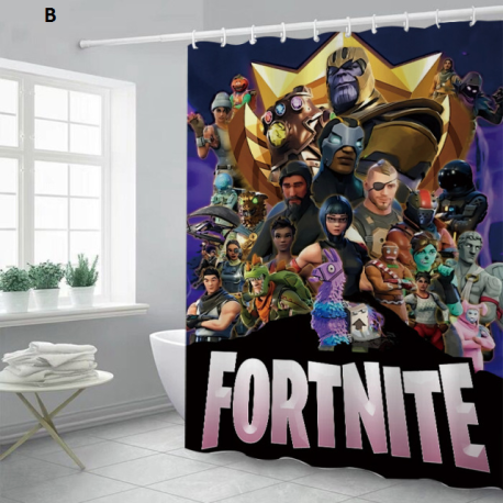 Rideau de douche Fortnite