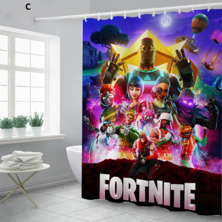 Rideau de douche Fortnite