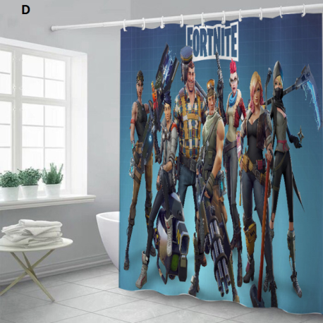 Rideau de douche Fortnite