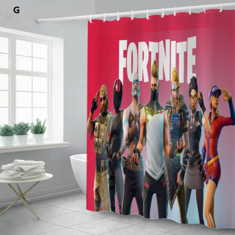 Rideau de douche Fortnite