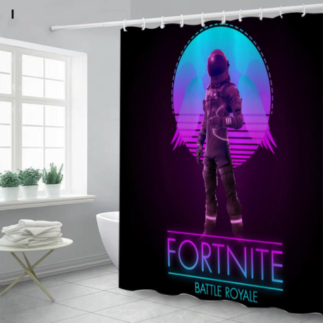 Rideau de douche Fortnite