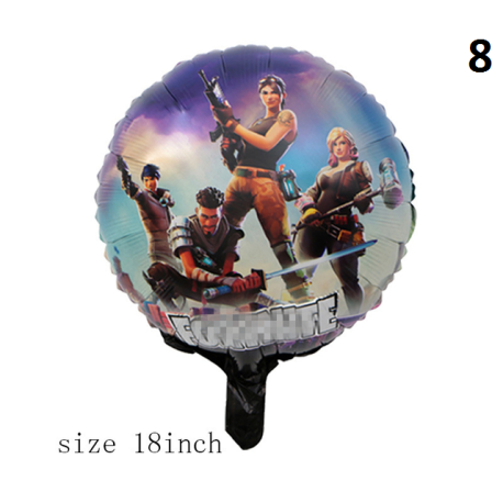 Décoration de fête fortnication, jeu de tir, bannière alpaga, décor de fête d&39anniversaire, manettes, ballons, nombres, jouets