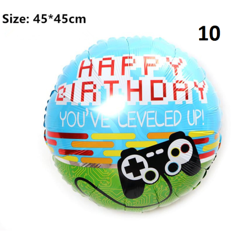 Décoration de fête fortnication, jeu de tir, bannière alpaga, décor de fête d&39anniversaire, manettes, ballons, nombres, jouets