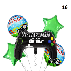 Decoraci&oacute;n para fiesta de Fortnication, juego de disparos, pancarta de alpaca, decoraci&oacute;n para fiesta de cumplea&ntilde;os, joysticks, globos, n&uacute;meros, juguetes