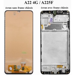 r&eacute;paration &eacute;cran cass&eacute; Galaxy A22