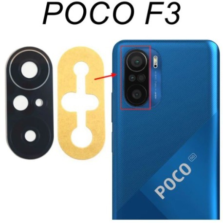 tapa de la cámara Poco F1 F2 Pro F3 F4 GT X3 NFC M3 M4 X4 Pro 5G