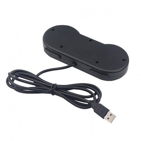 Mando de videojuegos retro tipo Super NES, de 1 o 2 piezas, mando con cable USB, para Linux, PC, Mac, Windows y Raspberry Pi