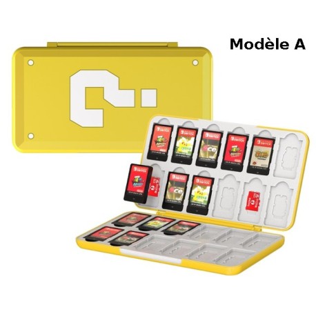 Pochette de rangement 24 cartouches de jeux Nintendo Switch Lite