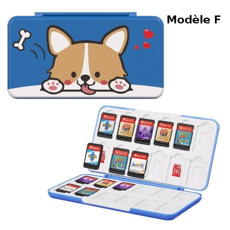 Pochette de rangement 24 cartouches de jeux Nintendo Switch Lite