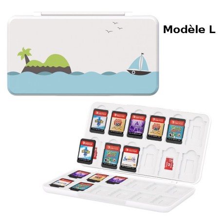 Pochette de rangement 24 cartouches de jeux Nintendo Switch Lite