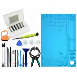 large carpet with professional tools