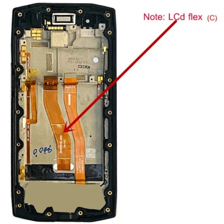 écran Crosscall Core X4 de remplacement - Dalle 5.45" et vitre tactile assemblée