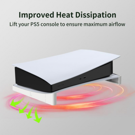 Support kit Base support PS5 white Horizontal