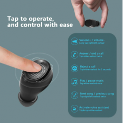 Blackview &ndash; AirBuds1 wireless Bluetooth, with Microphone and recharger