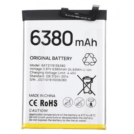 Doogee N40 Pro battery