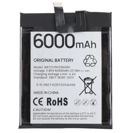 dépannage batterie Doogee V20
