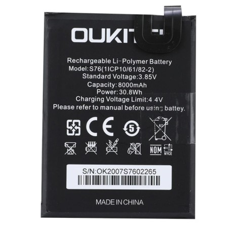 solución de problemas de la batería Oukitel WP7