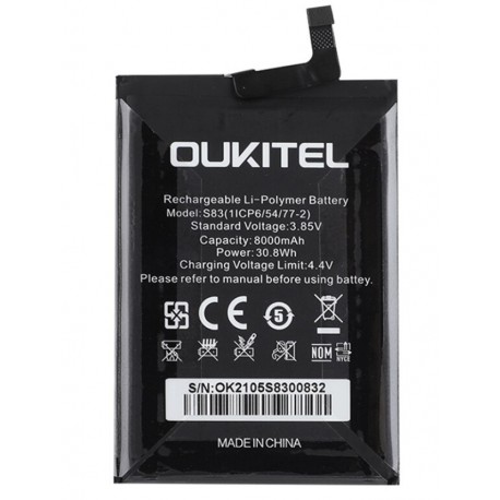 Oukitel WP9 battery