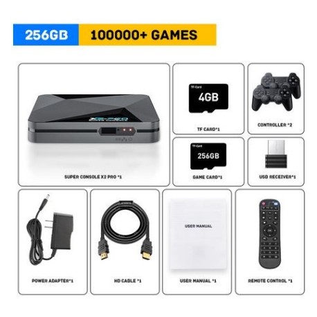 consola retrogaming- retrobox retrogaming emulación + 90000 juegos