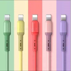 Cable USB silicona liquida iphone barato