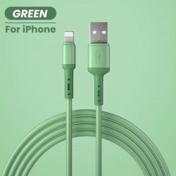 Cable USB iphone liquid silicone pas cher
