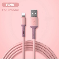 Cable USB silicona liquida iphone barato