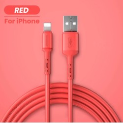 Cable USB silicona liquida iphone barato