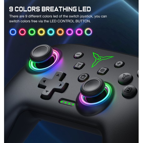 Manette de jeux sans fil, pour Nintendo Switch/PC/Android/IOS/ PC