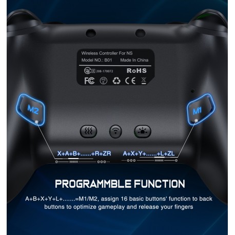 Mando inalámbrico para Nintendo Switch/PC/Android/IOS/ PC