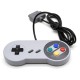 2 Manettes de jeu Super Nintendo, SNES 16 bits , avec cable original   Super Nintendo/ Super Famicom