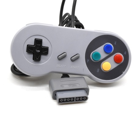 Manette de jeu Super Nintendo, SNES 16 bits 