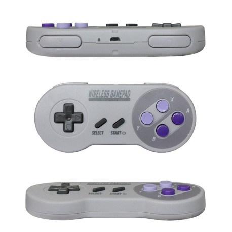 SNES Super Nintendo Classic y mini joysticks inalámbricos 2 modelos a elegir Consola retrogaming compatible con Retro Box